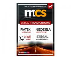 mcs delivery polska norwegia