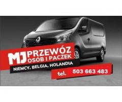 przewóz osób i paczek Belgia-Holandia-Niemcy-Polska-Podkarpacie